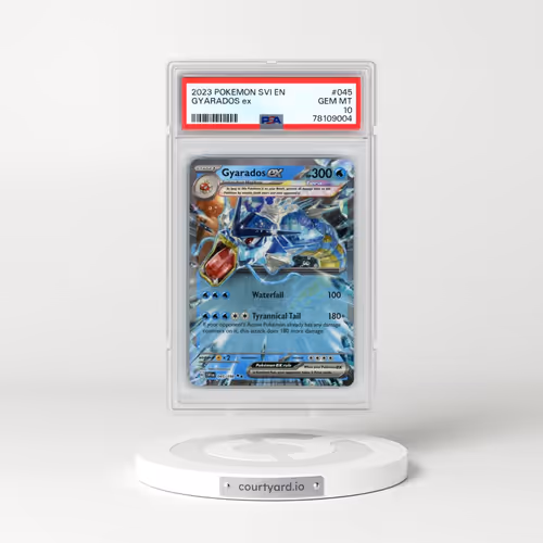 2023 Pokémon Svi EN-Scarlet & Violet #045 Gyarados EX - Holo (PSA 10 GEM MINT)
