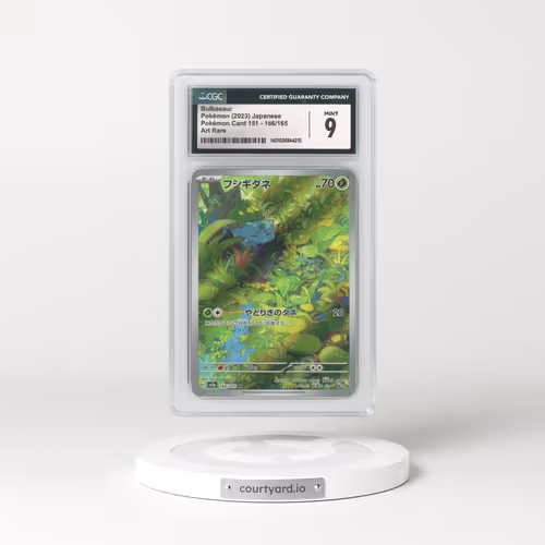 2023 Japanese Pokémon 151 #166 Bulbasaur - Full Art Holo (CGC 9 MINT)