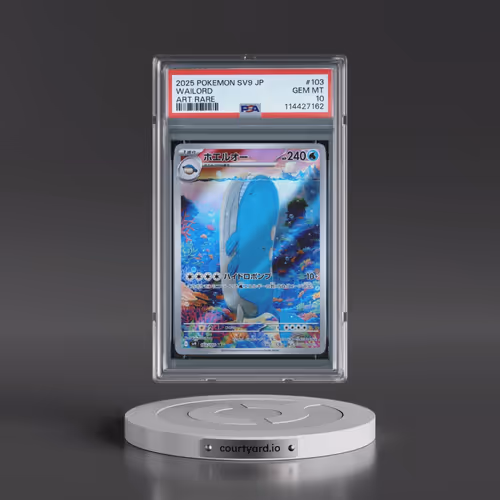 2025 Pokémon SV9-Battle Partners #103 Wailord - Art Rare (PSA 10 GEM MINT)