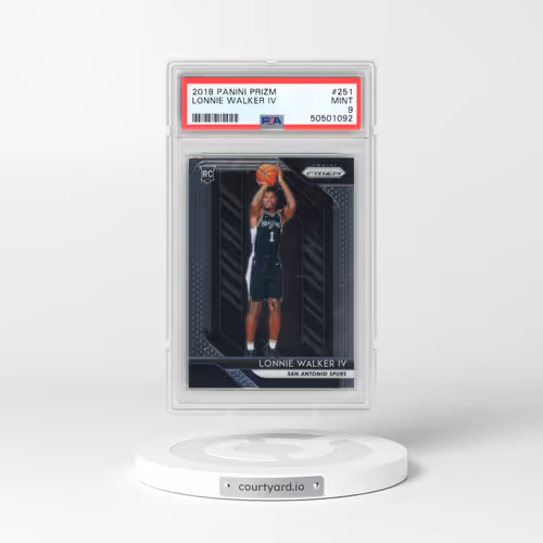 2018 Panini Prizm #251 Lonnie Walker IV (PSA 9 MINT)