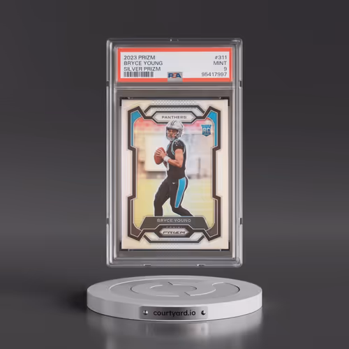 2023 Panini Prizm #311 Bryce Young - Silver Prizm (PSA 9 MINT)