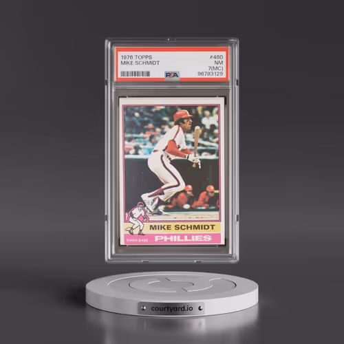 1976 Topps #480 Mike Schmidt (PSA 7 NM)