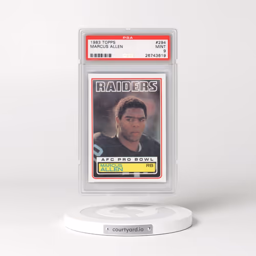 1983 Topps #294 Marcus Allen (PSA 9 MINT)