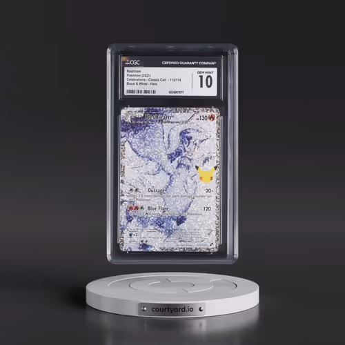 2021 Celebrations - Classic Collection #113/114 Reshiram - Black & White Holo (CGC 10 GEM MINT)