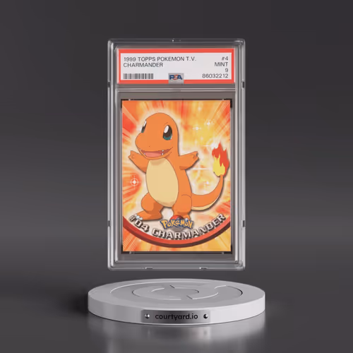 1999 Topps Pokémon TV #4 Charmander (PSA 9 MINT)
