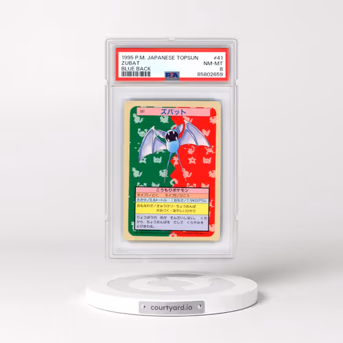 1997 Pokémon Topsun #41 Zubat - Blue Back (PSA 8 NM-MT)