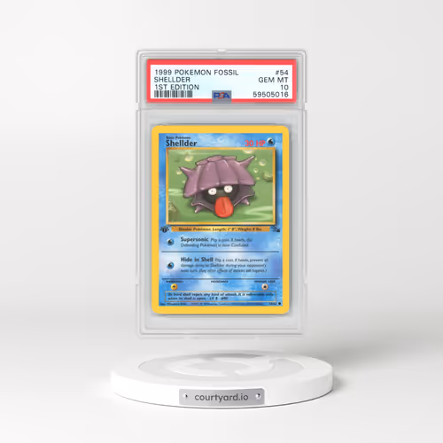 1999 Fossil #54 Shellder - 1st Edition (PSA 10 GEM MINT)