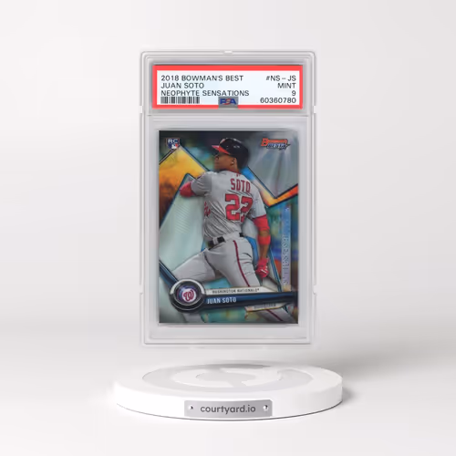 2018 Bowman's Best Neophyte Sensations #NS-JS Juan Soto (PSA 9 MINT)