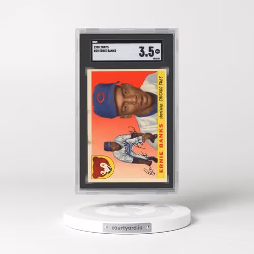 1955 Topps #28 Ernie Banks (SGC 3.5 VG+)