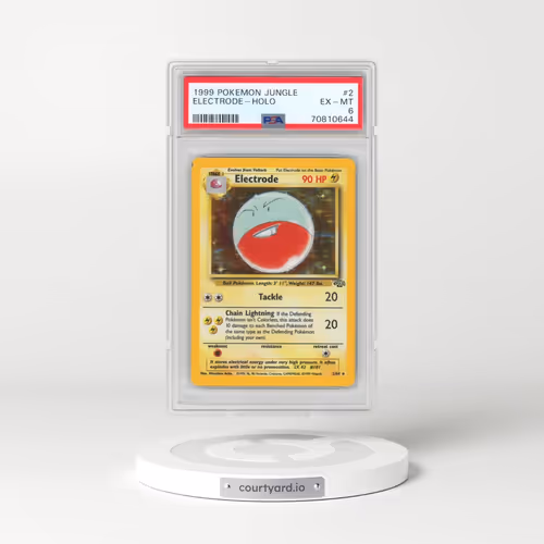 1999 Pokémon Jungle #2 Electrode - Holo (PSA 6 EX-MT)