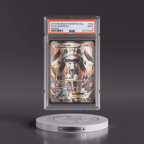 2017 Pokémon Mega Powers Collection Promo #54a Zygarde EX - Holo Full Art (PSA 9 MINT)