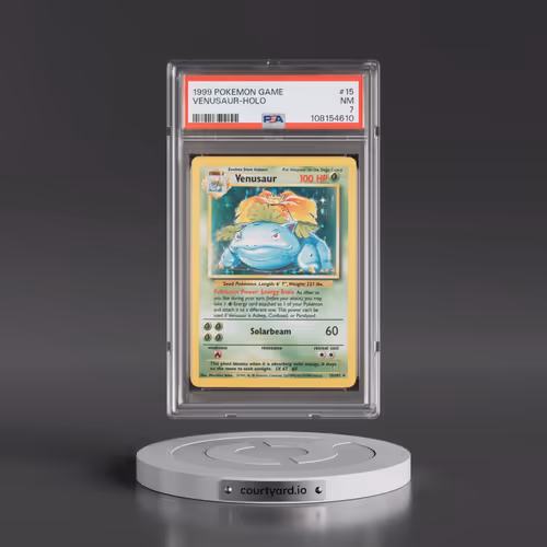 1999 Pokémon Game #15 Venusaur - Holo (PSA 7 NM)