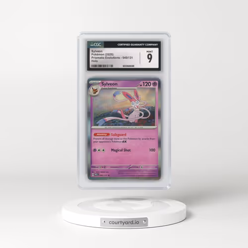 2025 Prismatic Evolutions - PRE EN #040/131 Sylveon - Holo (CGC 9 MINT)