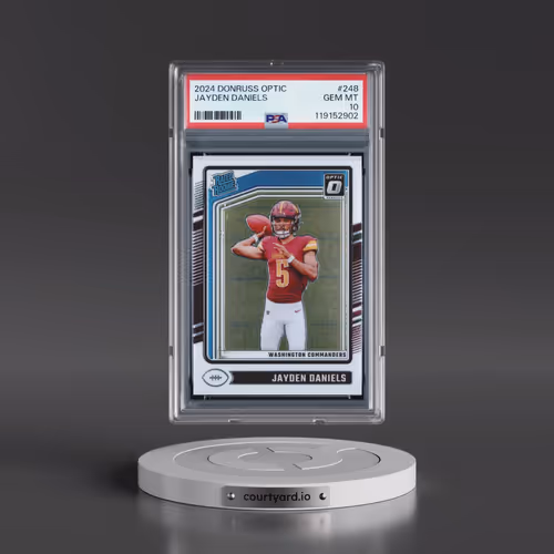 2024 Panini Donruss Optic #248 Jayden Daniels (PSA 10 GEM MINT)