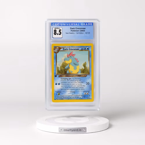2002 Neo Destiny #32/105 Dark Croconaw - 1st Edition 1st Edition (CGC 8.5 NM-MT+)