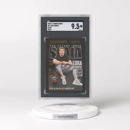 2020 Panini Hoops #5 Luka Doncic - Slam Holo (SGC 9.5 MINT+)