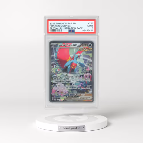 2023 Pokémon Par EN-Paradox Rift #251 Roaring Moon EX - Holo Special Illustration Rare (PSA 9 MINT)