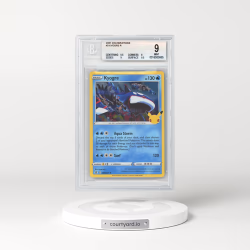 2021 Celebrations #003 Kyogre - Holo (BGS 9 MINT)