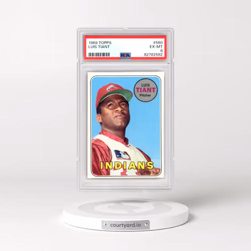 1969 Topps #560 Luis Tiant (PSA 6 EX-MT)