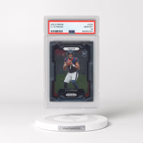 2023 Panini Prizm #339 CJ Stroud (PSA 10 GEM MINT)