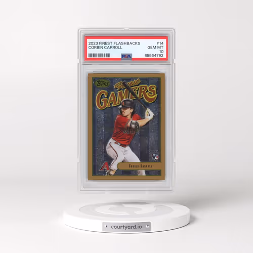 2023 Topps Finest Flashbacks #14 Corbin Carroll (PSA 10 GEM MINT)