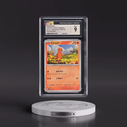 2023 Shiny Treasure ex #025/190 Charmander - Reverse Holo Digitized (CGC 9 MINT)
