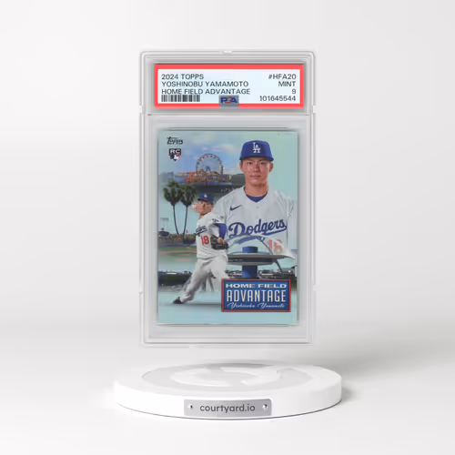 2024 Topps Home Field Advantage #HFA20 Yoshinobu Yamamoto (PSA 9 MINT)