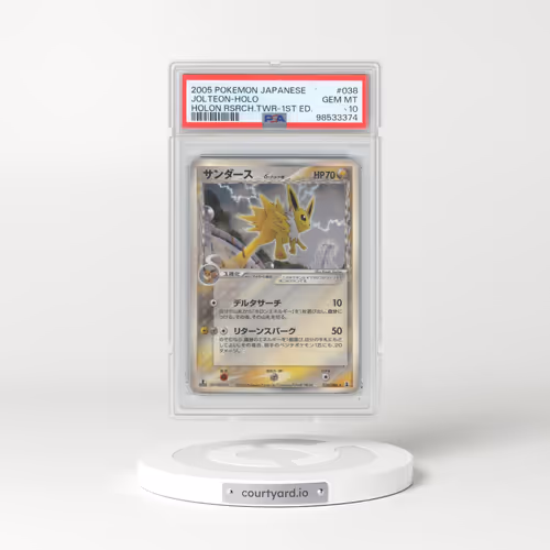 2005 Pokémon Holon Research Tower #038 Jolteon - 1st Edition Holo (PSA 10 GEM MINT)