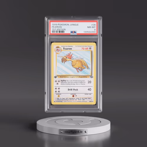 1999 Pokémon Jungle #36 Fearow - 1st Edition (PSA 8 NM-MT)