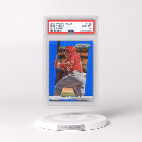 2013 Panini Prizm #159 Mike Trout - Blue Prizm (PSA 10 GEM MINT)