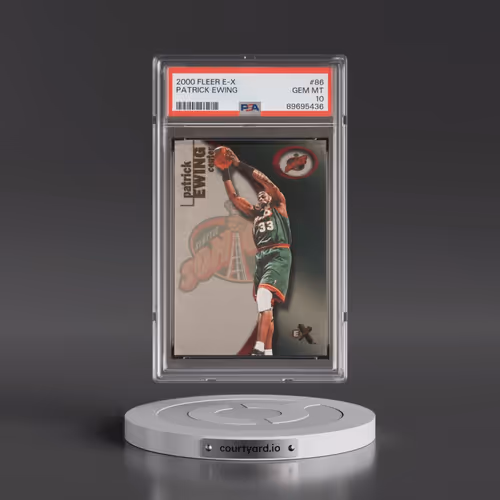 2000 Fleer E-X #86 Patrick Ewing (PSA 10 GEM MINT)