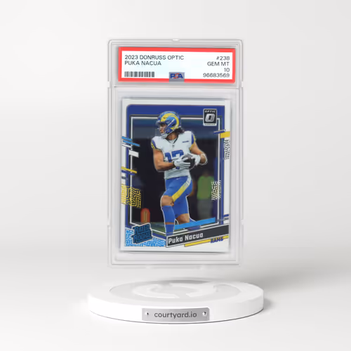 2023 Panini Donruss Optic #238 Puka Nacua (PSA 10 GEM MINT)