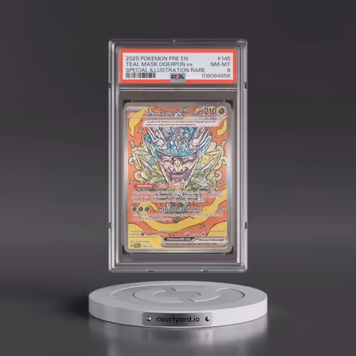 2025 Pokémon Pre EN-Prismatic Evolutions #145 Teal Mask Ogerpon EX - Holo Special Illustration Rare