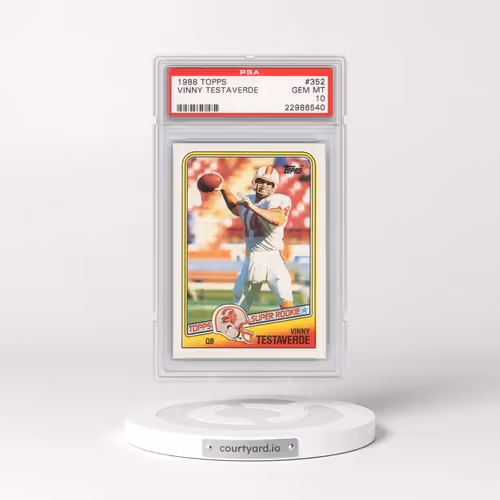 1988 Topps #352 Vinny Testaverde (PSA 10 GEM MINT)