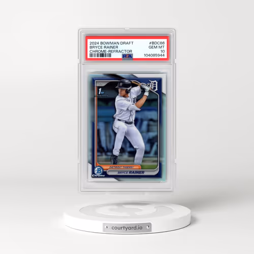 2024 Bowman Draft #BDC86 Bryce Rainer - Chrome-Refractor (PSA 10 GEM MINT)