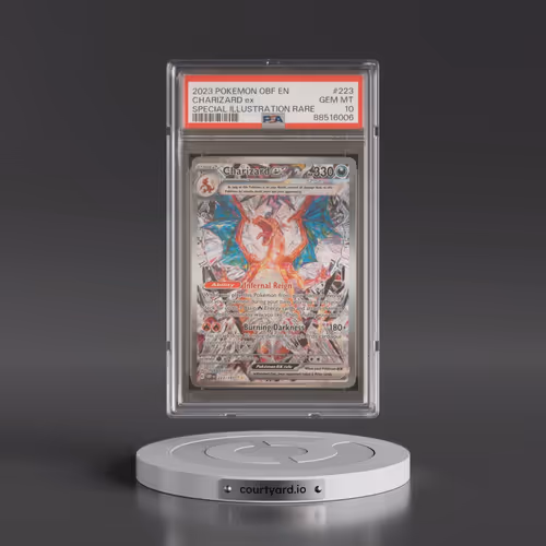 2023 Pokémon Obf EN-Obsidian Flames #223 Charizard EX - Holo Special Illustration Rare (PSA 10 GEM M
