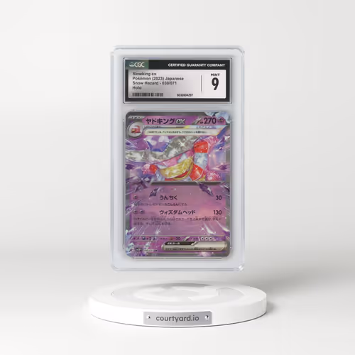 2023 Snow Hazard #030/071 Slowking ex (CGC 9 MINT)