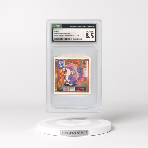 2000 Japanese Amada Sticker Collection #436 Rattata (CGC 8.5 NM-MT+)