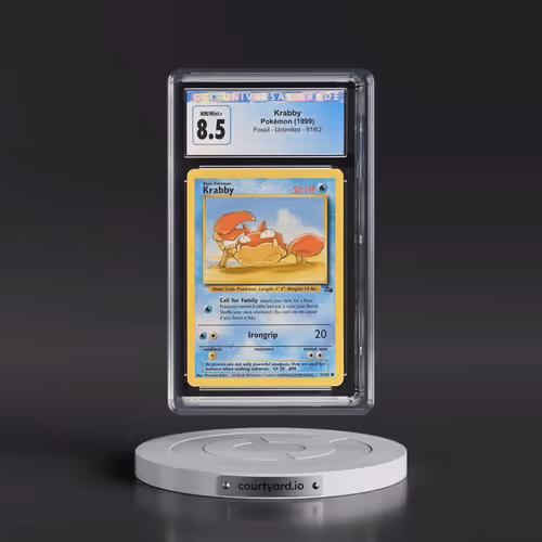1999 Fossil #51/62 Krabby (CGC 8.5 NM-MT+)