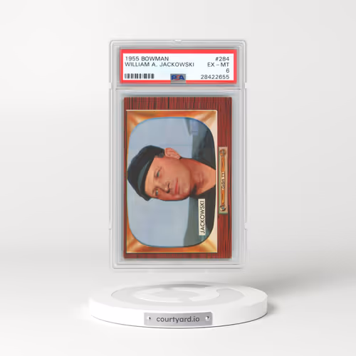 1955 Bowman #284 William A.Jackowski (PSA 6 EX-MT)