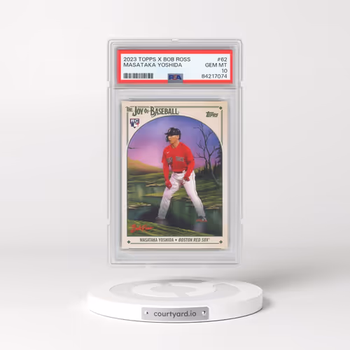 2023 Topps X Bob Ross the Joy of Baseball #62 Masataka Yoshida (PSA 10 GEM MINT)
