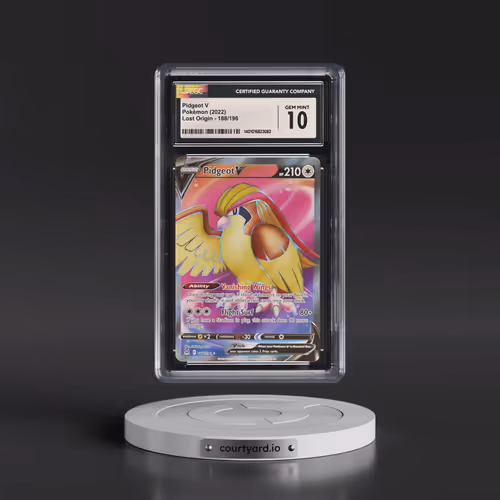 2022 Lost Origin #188/196 Pidgeot V - Ultra Rare Holo (CGC 10 GEM MINT)