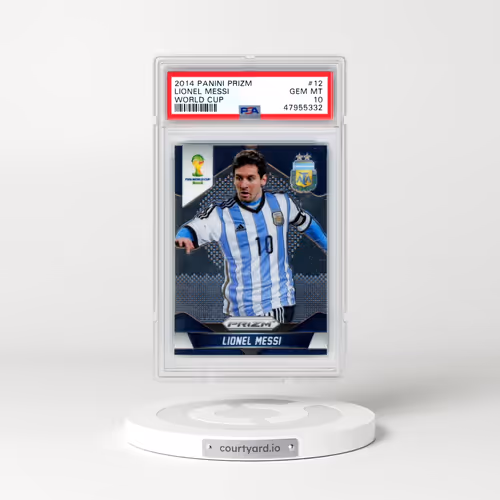 2014 Panini Prizm World Cup #12 Lionel Messi (PSA 10 GEM MINT)