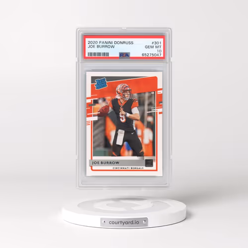 2020 Panini Donruss #301 Joe Burrow (PSA 10 GEM MINT)