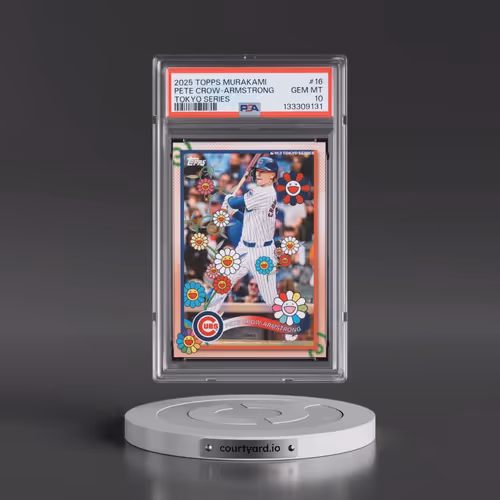 2025 Topps Takashi Murakami + MLB World Tour Tokyo Series #16 Pete Crow-Armstrong (PSA 10 GEM MINT)