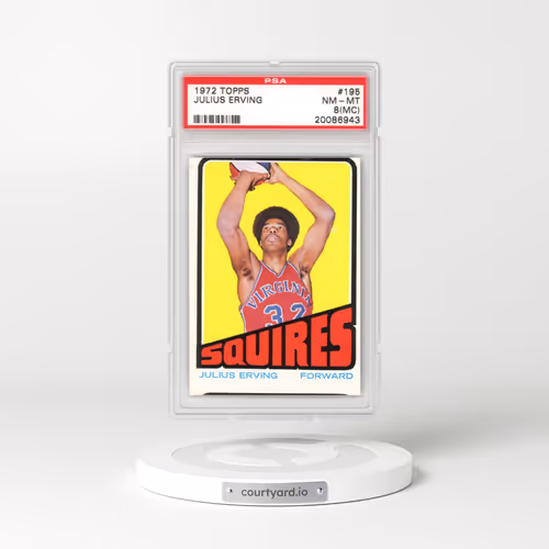 1972 Topps #195 Julius Erving (PSA 8 NM-MT)