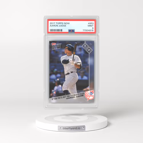 2017 Topps Now #653 Aaron Judge (PSA 9 MINT)