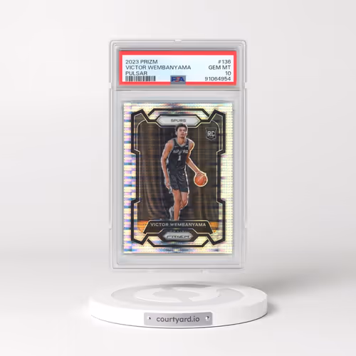 2023 Panini Prizm #136 Victor Wembanyama - Pulsar (PSA 10 GEM MINT)