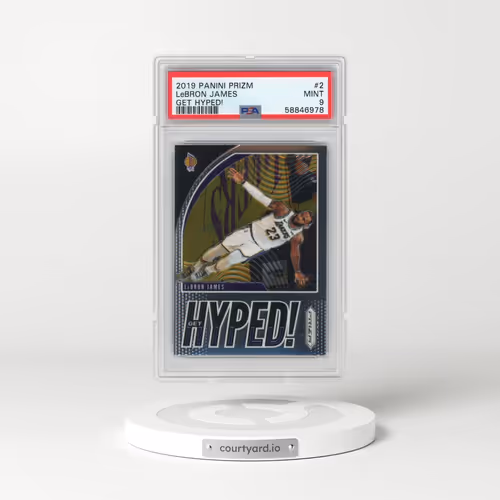 2019 Panini Prizm Get Hyped! #2 LeBron James (PSA 9 MINT)