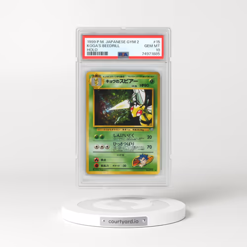 1999 Pokémon Gym 2 #15 Koga's Beedrill - Holo (PSA 10 GEM MINT)